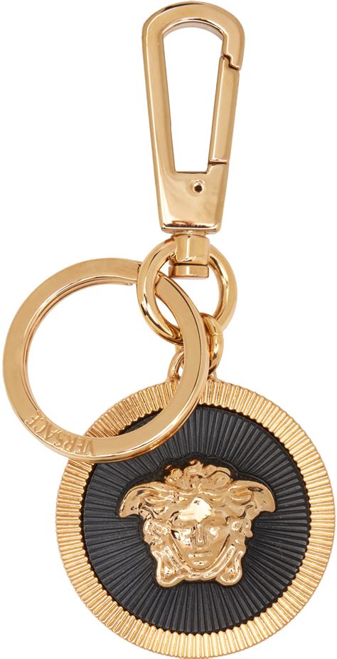 versace keyring|versace medusa keychain.